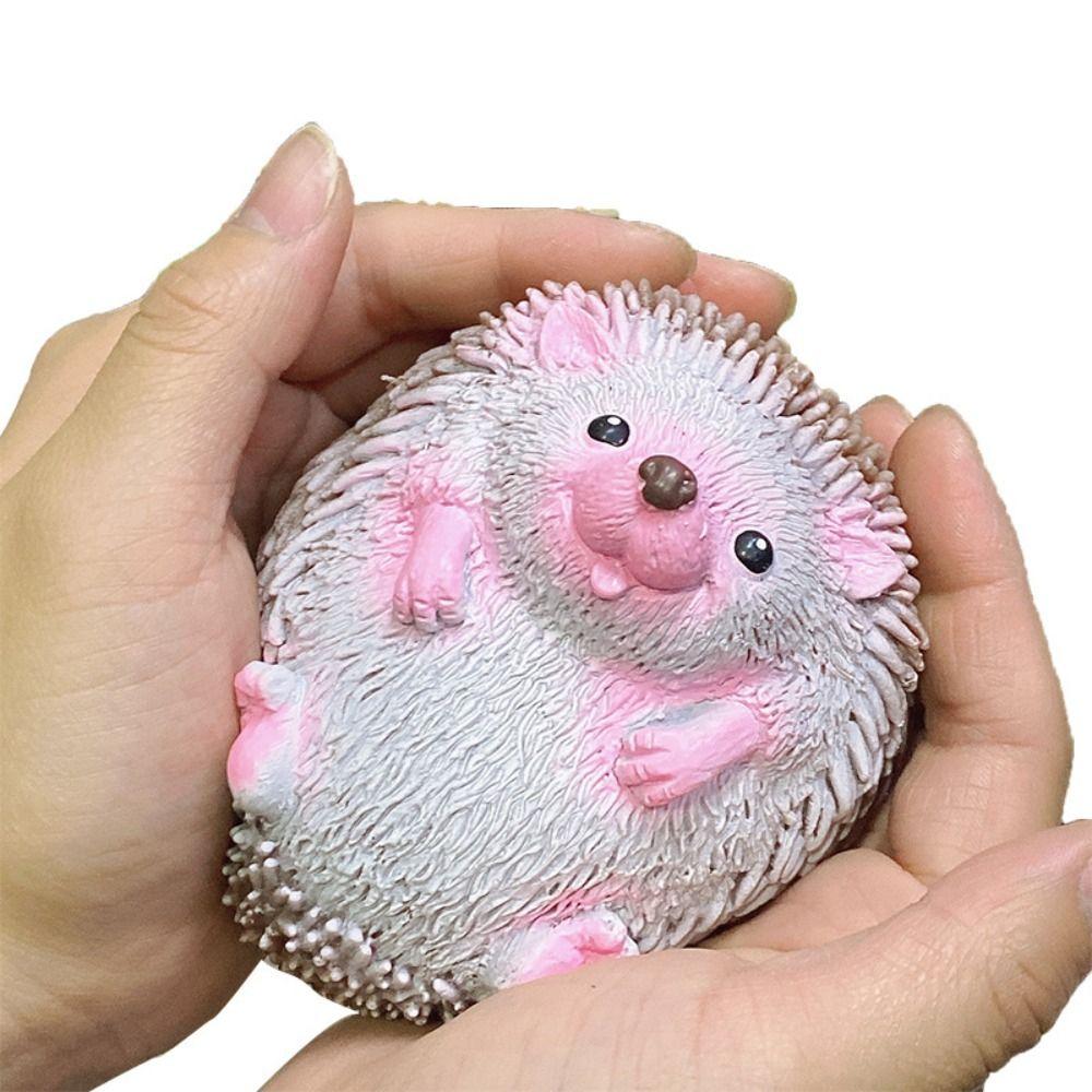 TPR Cartoon Hedgehog Decompression Toys Animals Fun Birthday Gifts