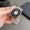 18 мм Женский ремешок из нержавеющей стали для Huawei Watch GT5 GT4 41 мм Роскошный тонкий петлевой браслет для HUAWEI WATCH GT5Pro 42 мм Металлический ремешок