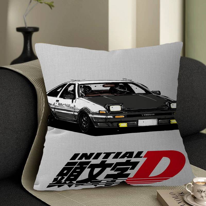 Initial D AE JDM CAR Персонализированная наволочка Детская спальня Декор для дикой вечеринки Наволочка для ребенка Подарок на День рождения