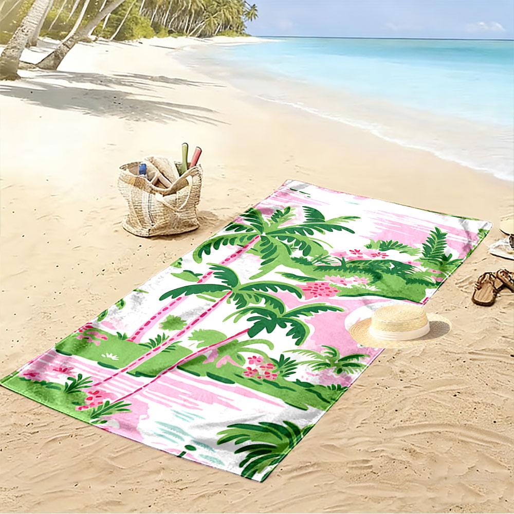 Tropical Palm Paradise Towel A must-have beach towel for beach travel