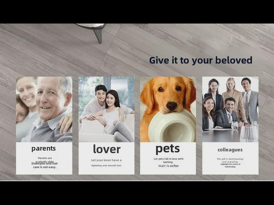 Бесшумный фен высокой мощности Shunrui – 110 В, стандарт США, для использования дома и в общежитии