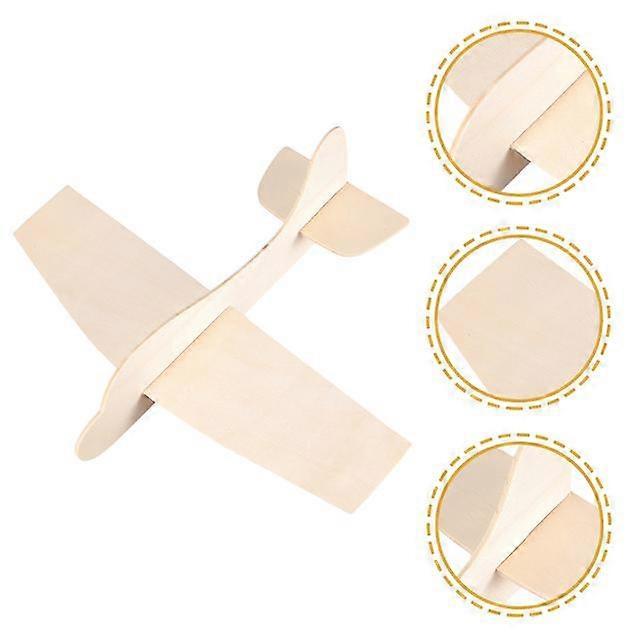 Do It Yourself Blank Airplane Toys Wood Model Kids Birthday Gift Assembly Project