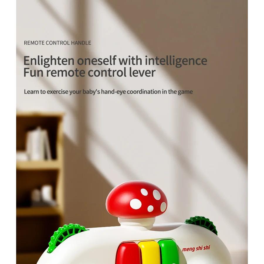 Световые и музыкальные развивающие доски для малышей, сенсорные игры Монтессори, кнопки, имитация контроллера, камера, пианино, образовательная дорожная игрушка, подарок