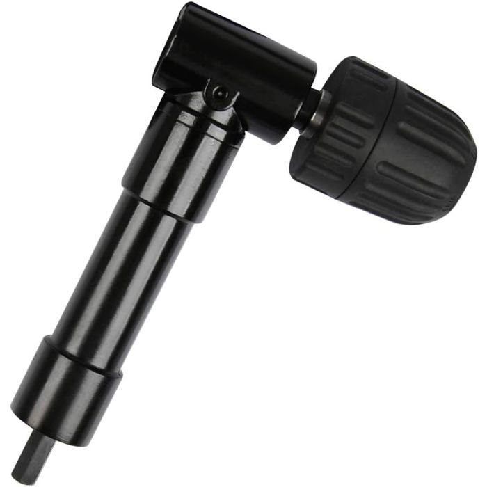 Adaptateur Mandrin Angle Droit 90° Auto-serrant 0,8–10 mm, tige 8 mm, 25 N·m pour perceuse/visseuse