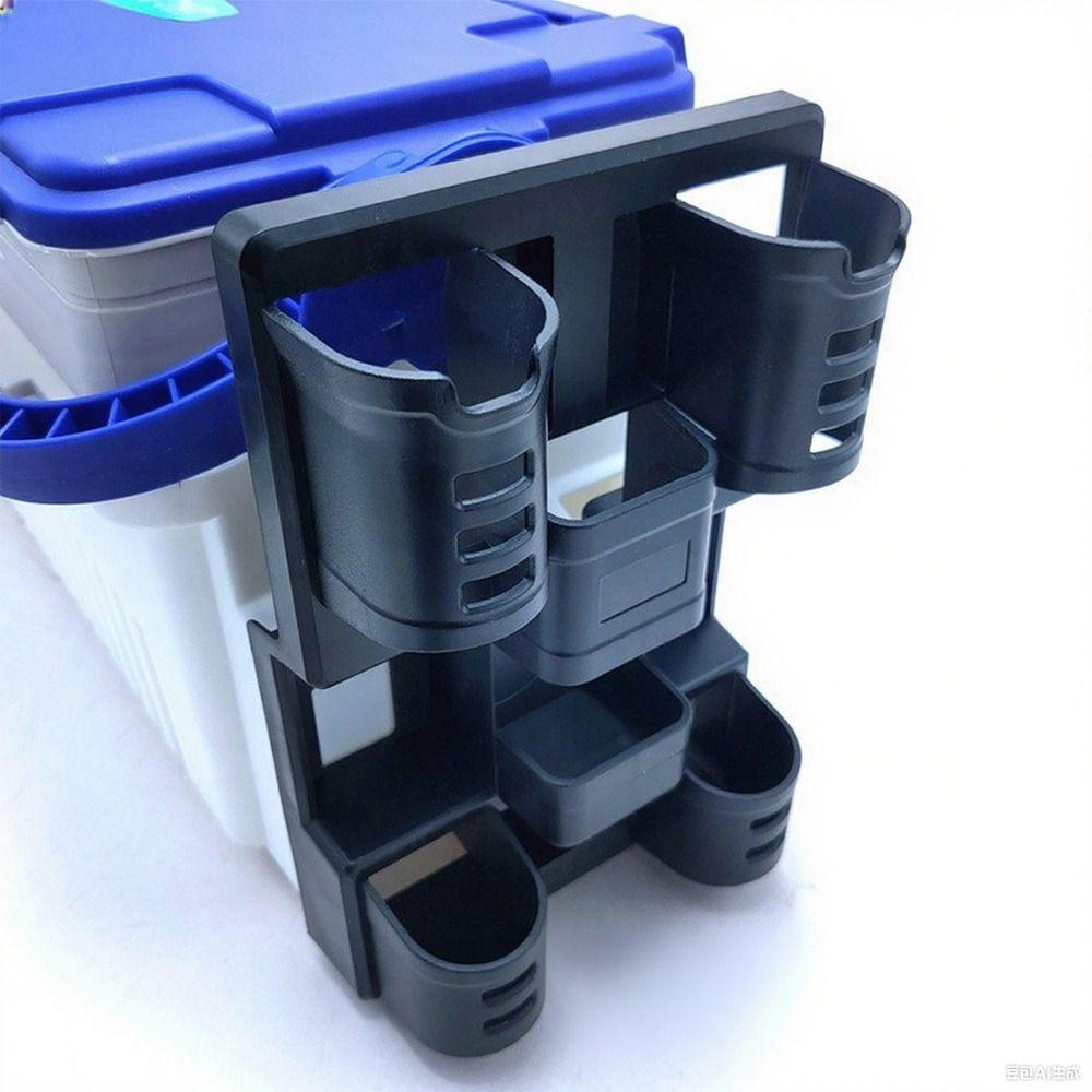 Double Pole Fishing Box Pole Bracket Inserting Device Fishing Gear Pole Hanging Tube  Fishing Gear