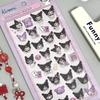 Кавайные Sanrio Hello Kitty DIY 3D Рельефные Декоративные Наклейки Милые Мультяшные Kuromi Cinnamoroll Чехол для Телефона Креативное Украшение Подарки
