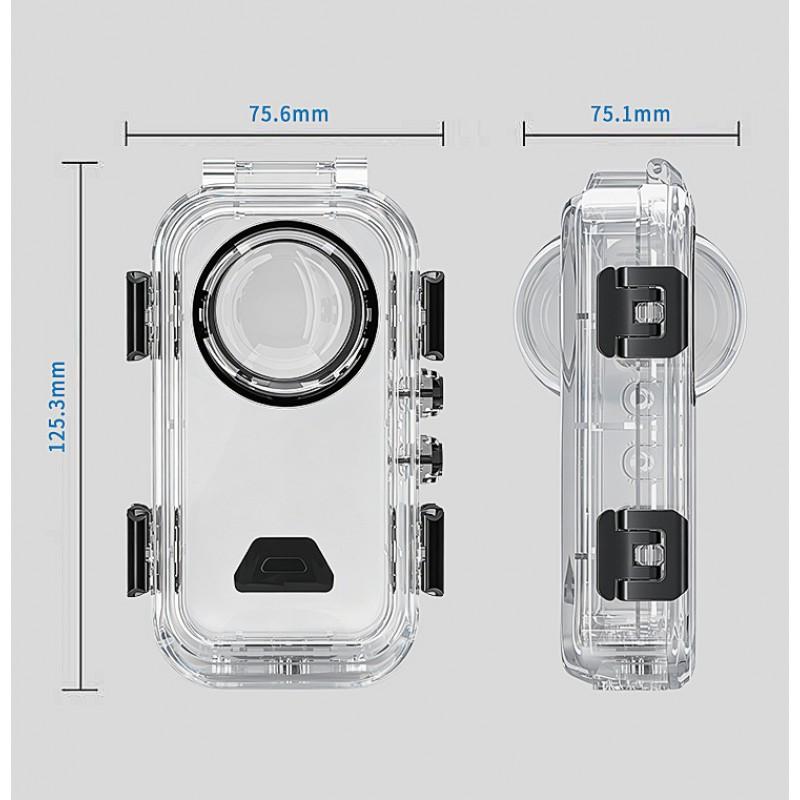Insta360 X6 Waterproof Housing 60m Deep Dive Case With High-Transparency Lens Impact Protection Underwater Action Camera