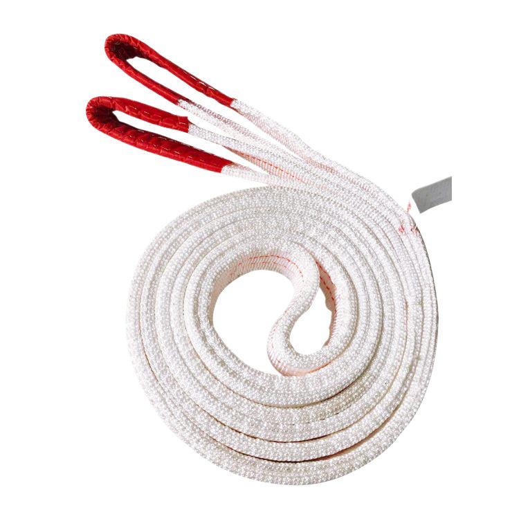 Национальный стандартный плоский нейлоновый строп для крана: 2/3/5/10 тонн Буксировочный трос для вилочного погрузчика и автомобиля