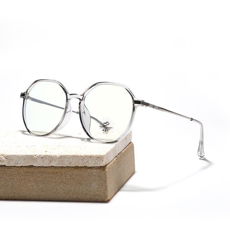 Очки Polygon Large Frame Flat Glasses Ladies Sweet Frames Flat Glasses Men