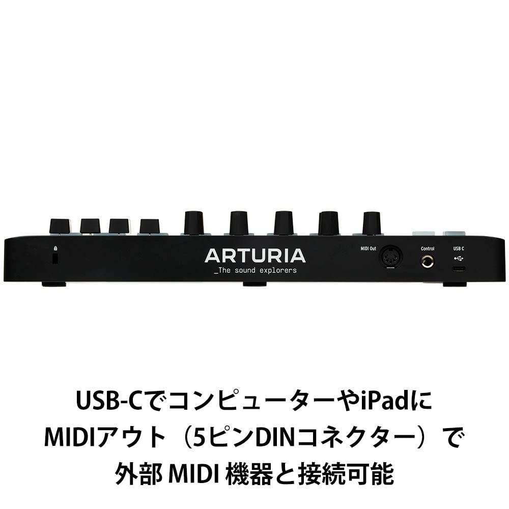 Контроллер клавиатуры MIDI ARTURIA MiniLab 3 BK Black