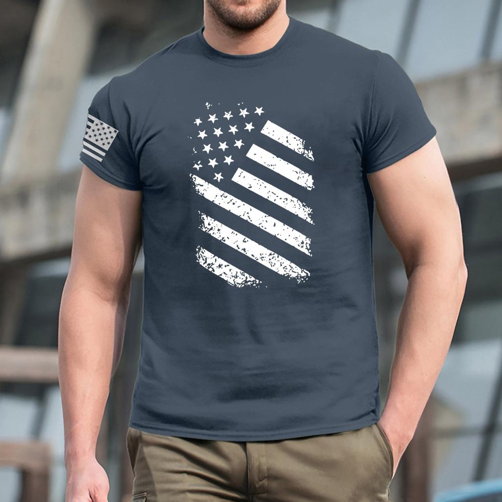 Men'S Fashionable T-Shirt, Street Casual Short Sleeved Clothing