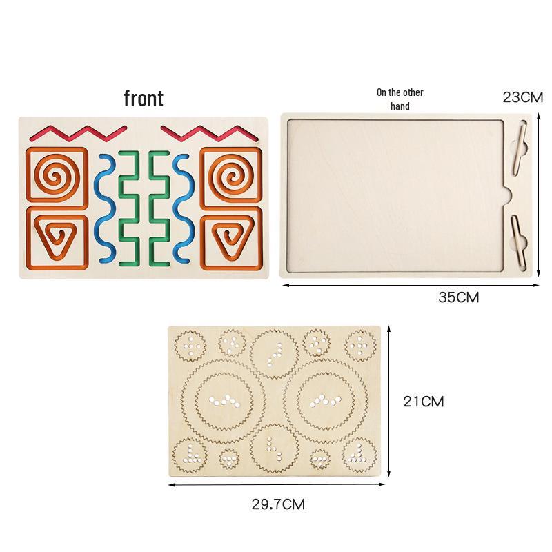 Деревянные крестики-нолики: Детская развивающая логическая игра для двух игроков