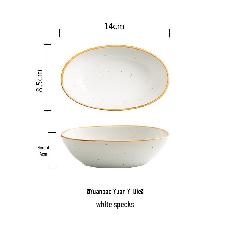 Japanese Ceramic Dipping Sauce Dish for Seasoning, Vinegar, or Soy Sauce - Small, Elegant, Versatile Dish for Hot Pot Buffets
