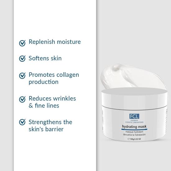FIXDERMA COSMETIC LABORATORIES Увлажняющая маска для увлажнения, раздраженной кожи, сухой кожи, питает обезвоженную кожу, уменьшает преждевременное старение