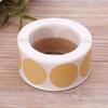 Kraft Paper Label 500pcs/roll Self Adhesive Bakery Pastry Cooking Decal for Birthday Party Graduation Ceremonies Gift