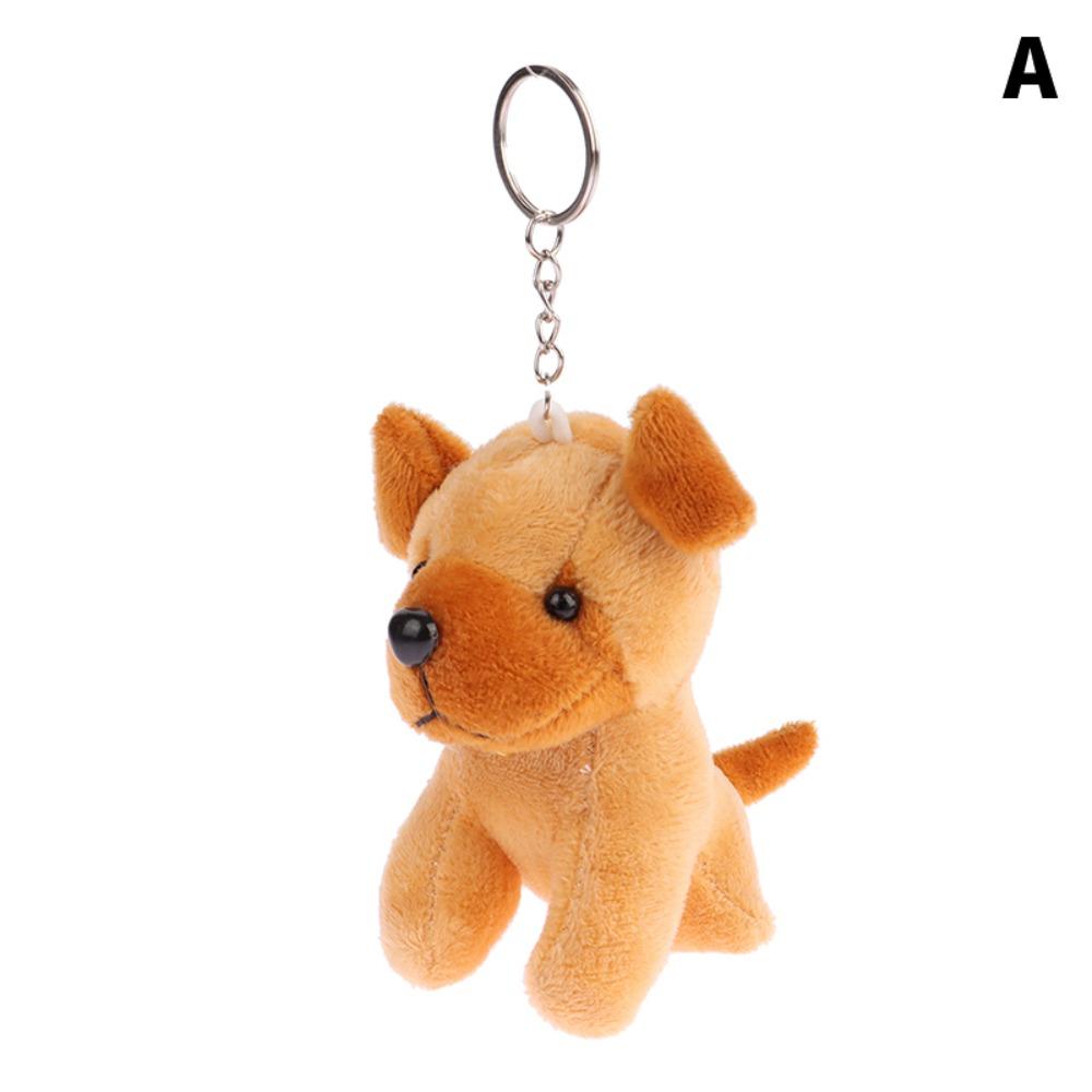Cartoon Wolfhound Plush Toy Keychain Plush Doll Wolf Dog Stuffed Doll Key Ring Kid Gifts