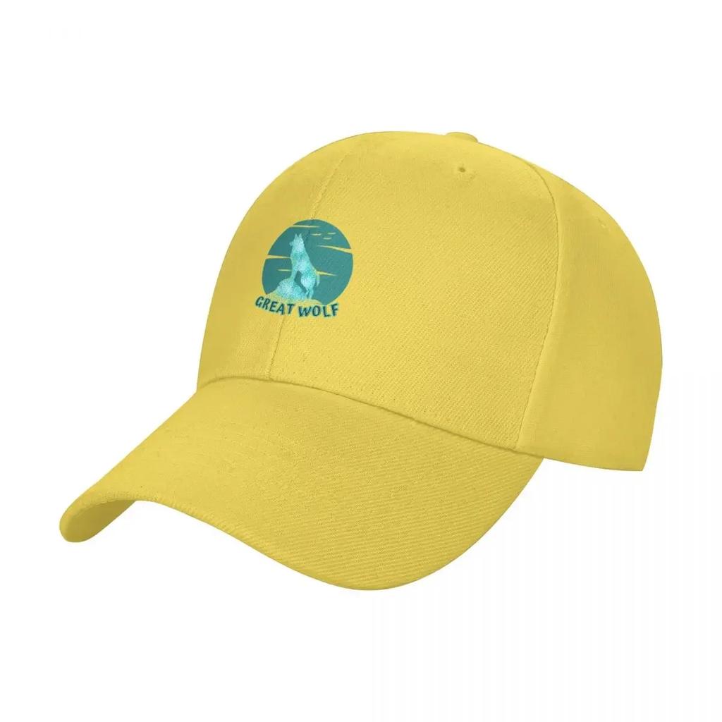 Great Wolf Lodge news wolf Baseball Cap Unique hats Funny hats black Uv Protection Solar Hat Unisexs Womens