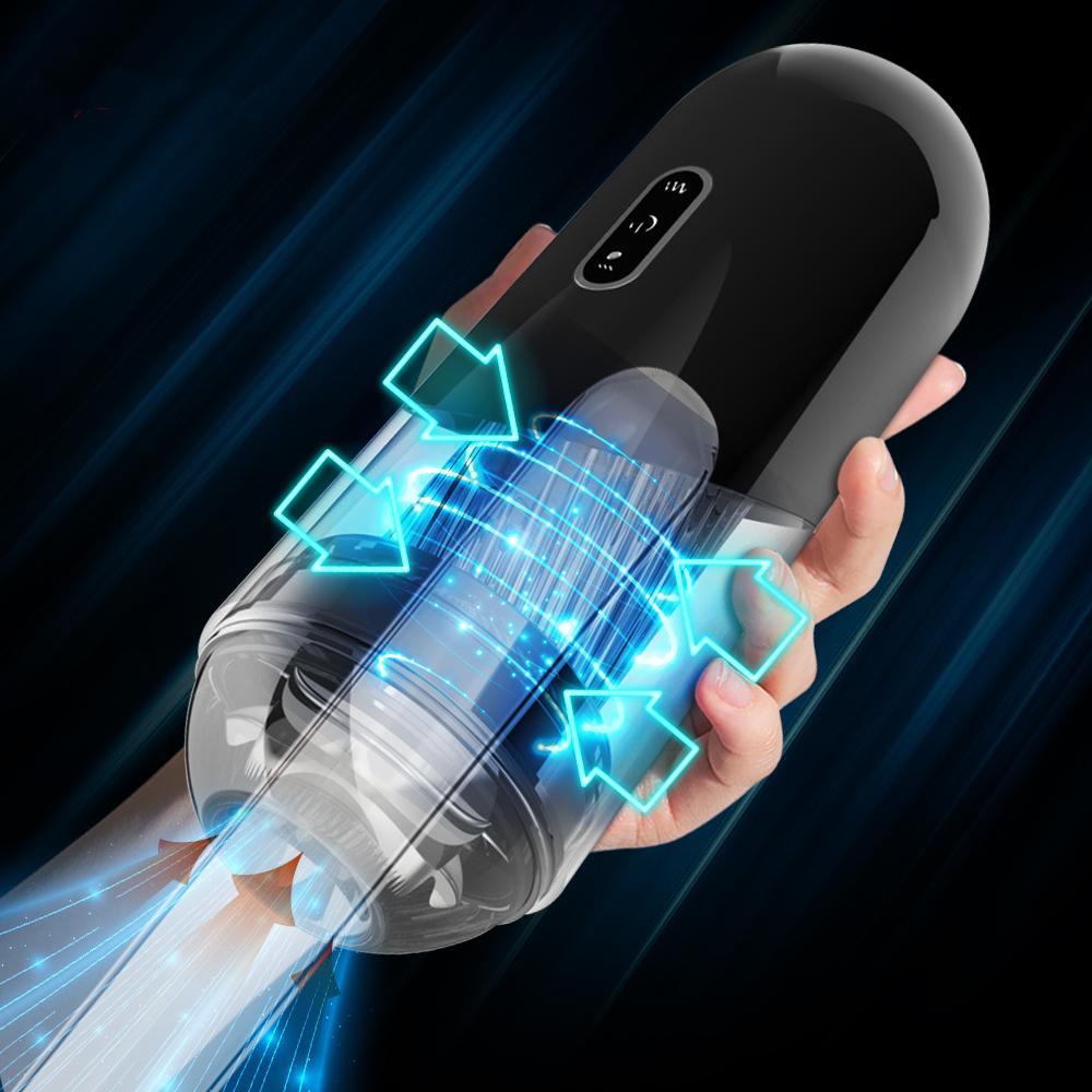 Automatic Masturbator Cup, Sucking Vibrator Vaginal Penis Blowjob Machine, Masturbation Cup Sex Toy for Men Adult Supply 18+