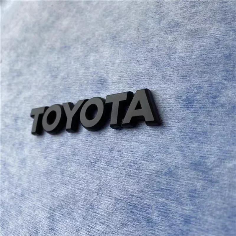ACH1 3D Rear Trunk Emblem for Toyota RAV4 Corolla Camry Prado GT86 Crown REIZ CHR Avalon Hilux Tacoma Car Logo Car Accessories