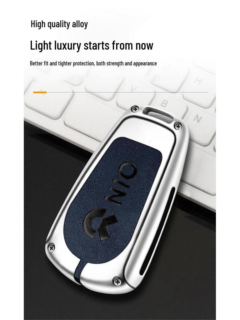 NIO EC6/ES6/ES8 Car Key Metal Shell & Buckle