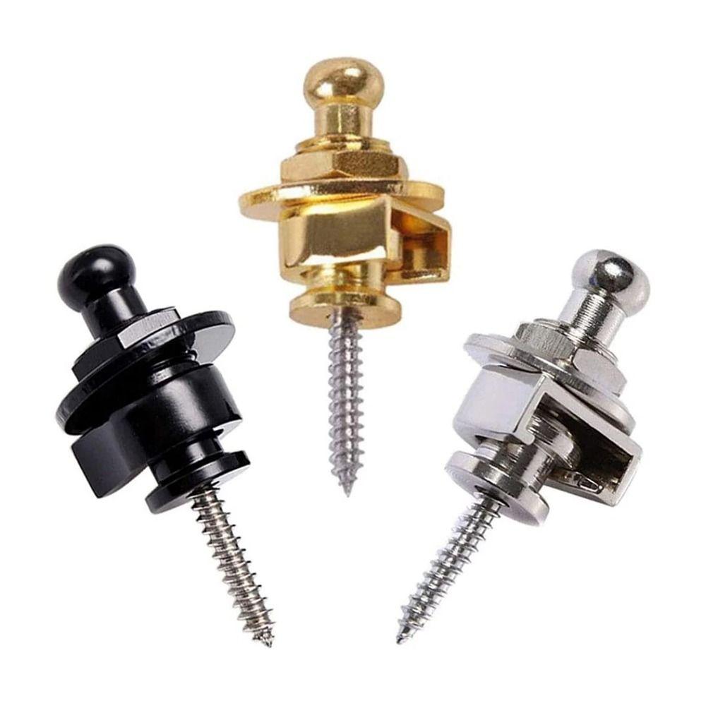 1Pcs Security Locking Guitar Strap Lock Locking End Stud for Acoustic Bass Guitar