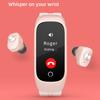 N8 Совместимые с Bluetooth Часы Многофункциональный Мониторинг Здоровья Сплав Цинка 0,96 Дюйма Умные Часы с True Wireless Stereo Наушниками для Фитнеса
