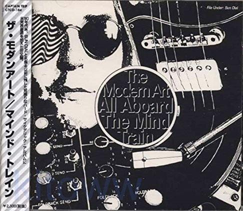 CD MODERN ART - All Aboard The Mind Train CTCD184 Gallium Arsenid 1999 Japan ObiRock Used