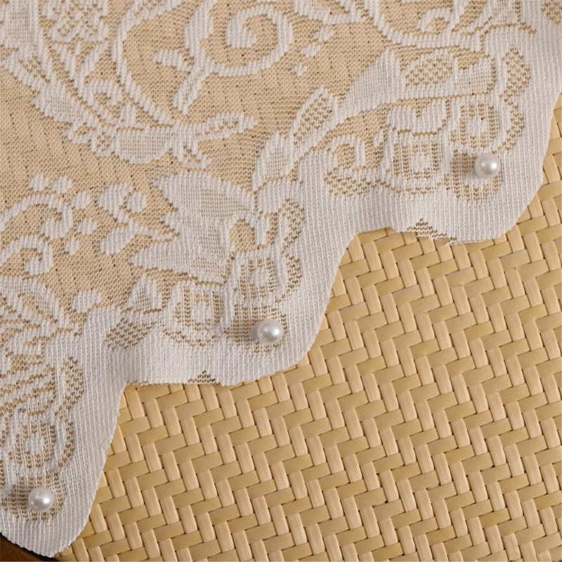 Полупрозрачная кружевная занавеска с цветочным узором, решение для оформления окна, мягкое рассеивание света, украшение для дома