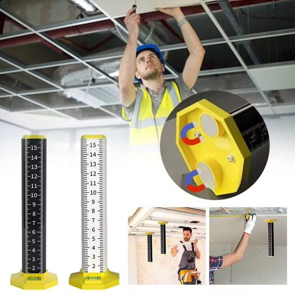 Tiles Lay Leveling Ruler Aluminum Alloy Floor Equal Ruler Portable Floor Tile Level Meter