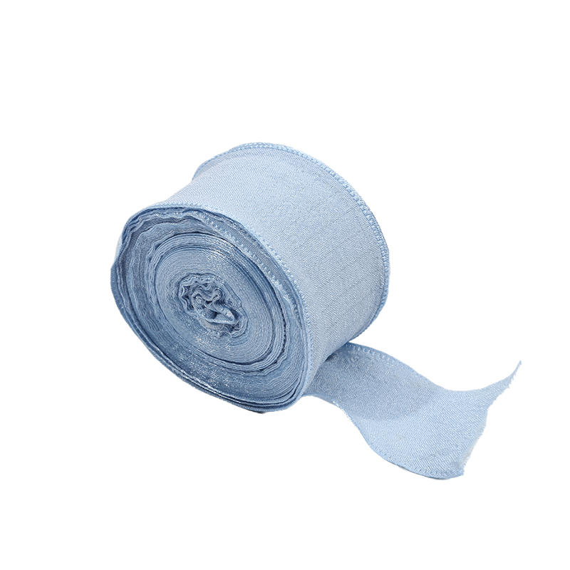 DIY Cake Bouquet Flower Fish Tail Yarn Packaging Ribbon Ruffle Lace Folding Ribbon Linen Wave Lace Ribbon