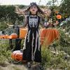 Halloween Costumes Kids Girls Dark Demon Ghost Bride Long Dress Vampire Skull Zombie Costumes Kids Costumes