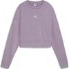 Basic Sportstyle Collection Fw24 Round Neck Comfortable Long Sleeve Sweatshirt Women Sweatshirt Light-Purple 629053-30
