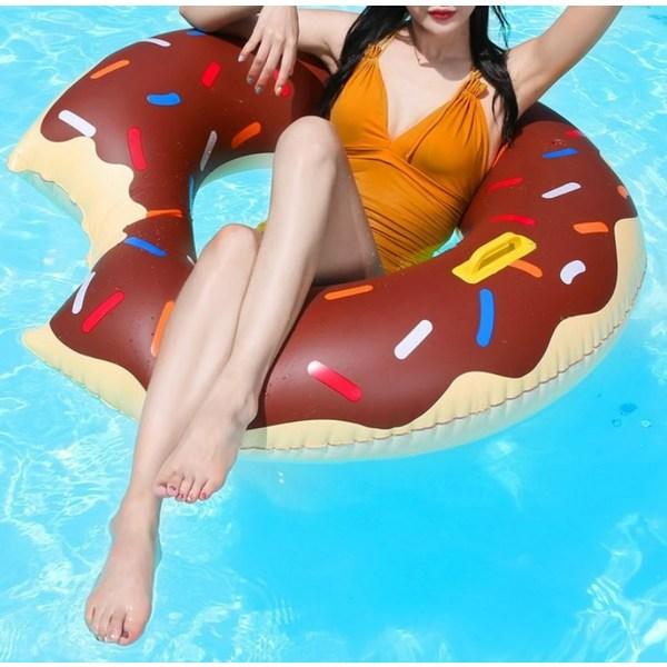 Трубка для пончиков Sunny Water Choco 120см, корейские водные развлечения
