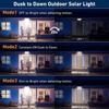 1-2pcs Super Bright 234LED Solar Light, IR Sensor Street Light, Decorative Wall Light, Multiple Switch Modes with Remote Control
