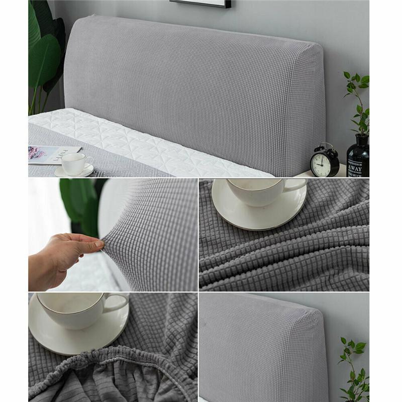Soft Stretch Elastic Bed Headboard Cover Bed Head Slipcover Protector 1.2/1.5/1.8M