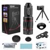 Lenses 18x Telescope Camera Zoom Optical Cellphone 18x Universal Zoom Telephoto Lens Mobile Phone with Mini Tripod 64X Lens