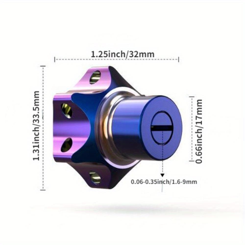 General Motors мотоциклетная ключевая головка из алюминиевого сплава, титановый горящий шестигранный наконечник для сверла, детали для украшения автомобиля