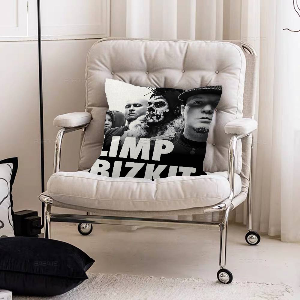 Rock Band L-Limp Bizkit Pillow Cover Design Cushion Cover Decor Holiday Decorati