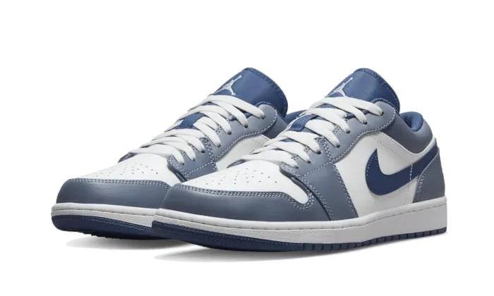 Air Jordan 1 Low Стальной Синий