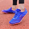Fashion Men Women Track and Field Nail Shoes Running Training Ultra Light Soft Track and Field Athletes Running Spiked Shoes