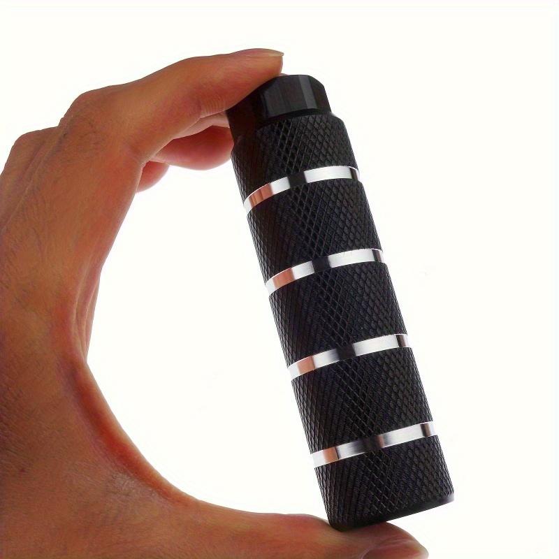 2 шт. Черные алюминиевые велосипедные гвозди с отражающими полосами - Трюковые гвозди для BMX и горных велосипедов для осей 3/8 дюйма