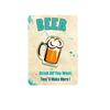 Beer Cheers Tin Sign Vintage Wall Plate Painting Decor Bar Pub Restaurant Kitchen Pin Up Metal Signs Crafts Decorative Plaques