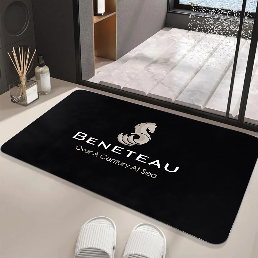 BeneteauS-Парусная лодкаS-Парусный спортS-Y-Яхта Напольный коврик Графически напечатанный Фланелевые коврики для двери Ванная комната Кухня Вход Ковер Домашний декор