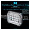 LED Headlight Waterproof for Motorcycle and Tricycle 12V 80V with Long Lasting Engineering Plastic and Bright Beam