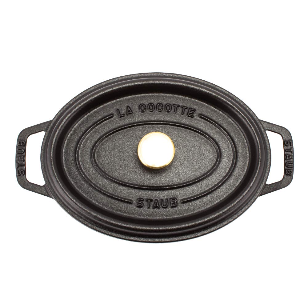 Staub Oval Pico Cocotte Oval 23cm Staub StaubOval Cocotte 1102325 Black [Staub] (enamel Pot/pan) [Staub] [Item]