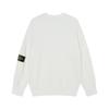 STONE 25FW Unisex Ribbed Badge Crew Neck Knitwear Sweater