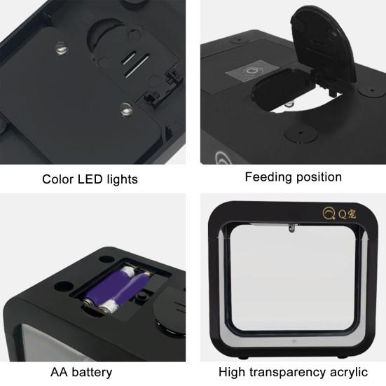 Энергосберегающий аквариум, стильный многоразовый раскладушка, окно для кормления, террариум для домашнего использования