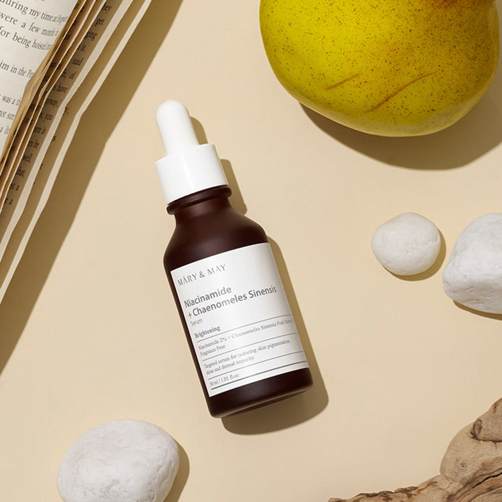 MARY&MAY Niacinamide Chaenomeles Sinensis Serum 30ml Brightening Pore and Skin Tone Care