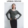 UR Women's Slim Fit V-Neck Knit Sweater