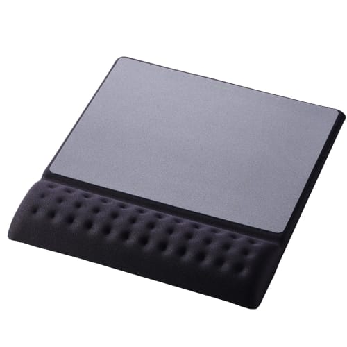Elecom Mouse Pad with Integrated Wrist Rest, Wide COMFY, Reduces Fatigue, Light Operation, Black MP-ACF002WBK